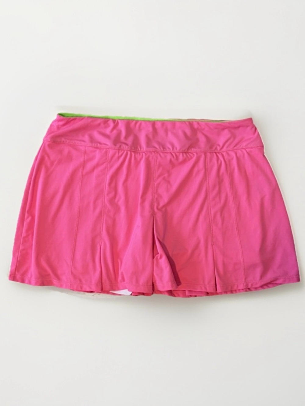 Fila Women's Pink Athletic Skort, Size L, Stretch, Solid, Short, Activewear